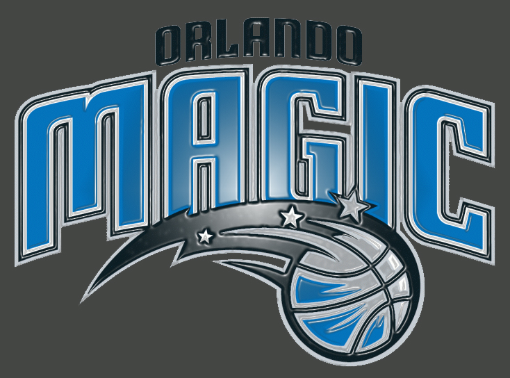 Orlando Magic Plastic Effect Logo iron on paper